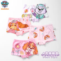4pcs/set Genuine Paw Patrol Original Girls Undepants Skye Everest Cotton Underwear 2-4-6-8-year-old Kids Children Birthday Gift