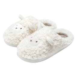Winter Cotton Plush Sheep Slippers for Women and Men