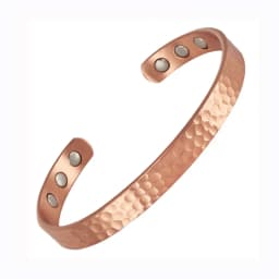 Vintage 99.9% Pure Copper Bracelets for Women Men Rose Color Cuff Bangles Charms Health Energy Gauss Magnets