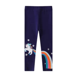 Jumping Meters 2-7T New Girls Leggings Pants Unicorns Embroidery Striped Children's Clothing Skinny Baby Pencil Pants Baby
