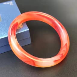 Red Flower Agate Bracelet Charm Fashion High Jewelry Elegant Designer Ladies Couple Bracelet Holiday Gift