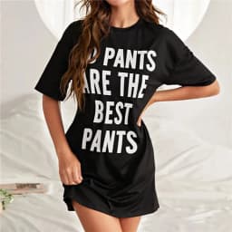 Plus Size Summer Women's Dresses 3D Alphabet Print Women's Nightgowns Home Dresses Ice Silk Fabric Women's Dresses Dating Dresse