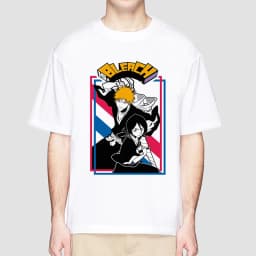 Anime Bleach T Shirt for Men Ichigo Graphic T Shirts White Japanese Harajuku Fashion Casual O-Neck Short Sleeve Tee Summer Top