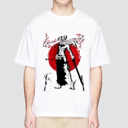 Anime Bleach T Shirt for Men Ichigo Graphic T Shirts White Japanese Harajuku Fashion Casual O-Neck Short Sleeve Tee Summer Top