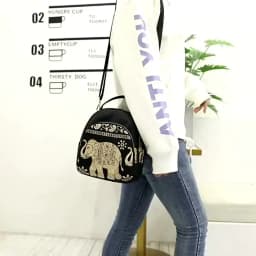 Women's Bag New Casual Korean Multifunctional Shoulder Bag Mini Backpack Oxford Crossbody Bag Women Tote Bag