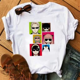 Anime Spy X Family T shirt Wommen Japanese Harajuku Fashion Short Sleeve T-shirts Summer Tops Kawaii O-Neck Women's T-shirt Top