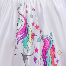 Kids Unicorn Princess Dress For Girls Children Cosplay Costume Trailing Rainbow Birthday Party Dresses Girl Christmas Outfit