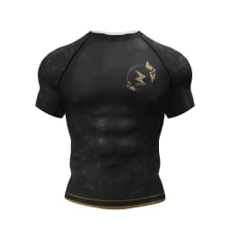 Cody BJJ Rash Guard Mens Jiu Jitsu MMA Compression Tops Fightwear Short Sleeve Westling Boxing Training Muay Thai Stretch Shirt