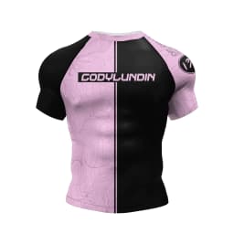 Cody BJJ Rash Guard Mens Jiu Jitsu MMA Compression Tops Fightwear Short Sleeve Westling Boxing Training Muay Thai Stretch Shirt