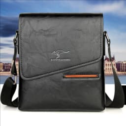 Summer Luxury Brand Kangaroo Messenger Bags Men Leather Casual Crossbody Bag For Men Business Shoulder Bag Male Small Handbag