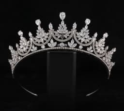 Princess Crowns For Wedding Bride Headdress Cubic Zirconia CZ Bridal Tiara Crown For Women Girl Birthday Party Prom Hair Jewelry