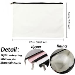Trendy Women Makeup Bag Retro Custom Name Cosmetic Case Portable Small Make Up Bags Organizer Travel Toilet Storage Cloth Clutch