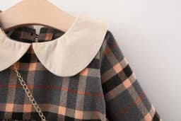 2PCS Baby Girl Clothes Autumn And Winter Corduroy Dress Sweet And Cute Princess Dress Thick Warm Dress Baby Dress With Bag