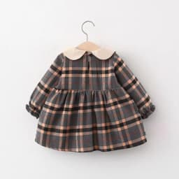 2PCS Baby Girl Clothes Autumn And Winter Corduroy Dress Sweet And Cute Princess Dress Thick Warm Dress Baby Dress With Bag