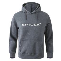 Space X Space Travel Print Hoodie Men Women Fleece Sporty Oversiz Cotton Hoodies Man Hip Hop Style Sweatshirt Fashion Streetwear
