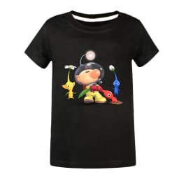 PIKMIN 4 WIKI Tshirt Kids Cartoon JOY SADNESS T-shirt Baby Girls Kawaii Clothes Children Clothing Boys Summer Short Sleeve Tops