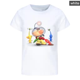 PIKMIN 4 WIKI Tshirt Kids Cartoon JOY SADNESS T-shirt Baby Girls Kawaii Clothes Children Clothing Boys Summer Short Sleeve Tops
