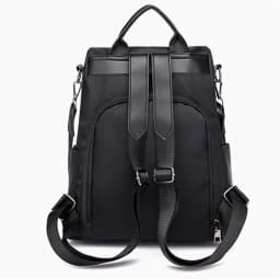 New Women's Multifunction Backpack Casual Nylon Solid Color School Bag For Girls Fashion Detachable Strap Travel Shoulder Bag