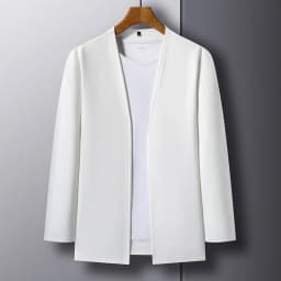 New Men's Long Sleeved Cardigan Jacket Casual Fashion Top