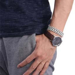 Titanium Steel Hematite Magnetic Energy Link Bracelet Stainless Steel Fashion Jewelry
