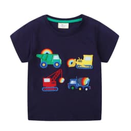 Jumping Meters New Arrival Boys T Shirts For Summer Cotton Cartoon Aircraft Embroidery Toddler Kids Tees Baby Tops Clothes