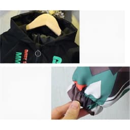Kids Hooded Jackets Spring Boys Zipper Thin Windbreaker Coat Casual Print Girls Punching Children Outerwear Camouflage Jacket