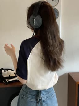 AOSSVIAO Summer Tops for Women Tshirt Turn Down Collar Short Sleeve Beige Blue Chic Y2k Fashion Patchwork 2026 T Shirts