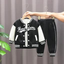 Kids Baseball Clothing Suit Boys Girls Casual Sports Sets 3 Pcs Coat Pants tripartite Spring Autumn Thin Baby Tracksuit Outfits