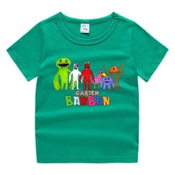 Children Summer Boys Girls T-shirts Game Fashion Garden of Banban Cartoon Short sleeve T-shirt for 2-8Year Kids Clothes