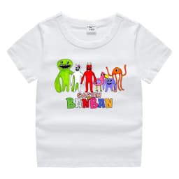 Children Summer Boys Girls T-shirts Game Fashion Garden of Banban Cartoon Short sleeve T-shirt for 2-8Year Kids Clothes