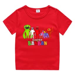 Children Summer Boys Girls T-shirts Game Fashion Garden of Banban Cartoon Short sleeve T-shirt for 2-8Year Kids Clothes