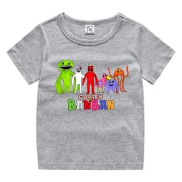 Children Summer Boys Girls T-shirts Game Fashion Garden of Banban Cartoon Short sleeve T-shirt for 2-8Year Kids Clothes