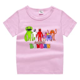 Children Summer Boys Girls T-shirts Game Fashion Garden of Banban Cartoon Short sleeve T-shirt for 2-8Year Kids Clothes