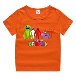 Children Summer Boys Girls T-shirts Game Fashion Garden of Banban Cartoon Short sleeve T-shirt for 2-8Year Kids Clothes
