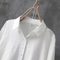 Cotton White Embroidered Long Sleeve Tops Women Shirt New 2024 lapels Buttons Casual Fashion Wild Blouse Female Clothes