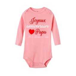 Happy Birthday To You Dad Mom We Love You Baby Bodysuit Pattern Print Jumpsuit Long Sleeve Romper Holiday Party Baby Clothes
