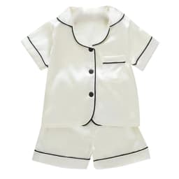 Boys Girls Ice silk satin Cartoon printing Tops Pants Set home Wear Children's pajamas set Baby suit Kids Clothes Toddler