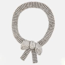 Fashion Rhinestone Exaggerate Bow Choker Necklace Wedding Jewelry Multilayer Chunky Crystal Collar Chain Choker Free Shipping
