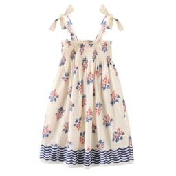 Summer Girls Floral Dress Sling Ruffles Bohemian Beach Princess Dresses for Girl Clothing Toddler Cozy Cotton Smocked Dresses
