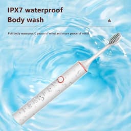 New 2024 N100 Sonic Electric Toothbrush Adult Timer Brush 6 Mode USB Charger Rechargeable Tooth Brushes Replacement Heads Set