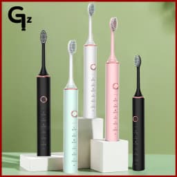New 2024 N100 Sonic Electric Toothbrush Adult Timer Brush 6 Mode USB Charger Rechargeable Tooth Brushes Replacement Heads Set
