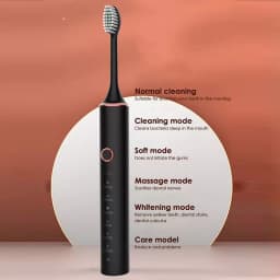 New 2024 N100 Sonic Electric Toothbrush Adult Timer Brush 6 Mode USB Charger Rechargeable Tooth Brushes Replacement Heads Set