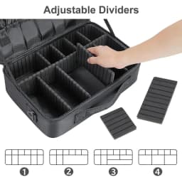 Large Capacity Cosmetic Case Waterproof Manicure Makeup Toolbox,Makeup Bag For Travel New Professional Tattoo Tool Makeup Case