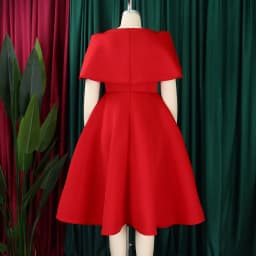 Elegant Dresses Woman 2024 Wedding Party Off the Shoulder Puff Sleeve A Line Pleated Mid Calf Luxury Birthday Night Vestidos Hot