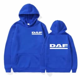 DAF Print Hoodie Men and Women Sport Long Sleeves Sweatshirts Winter Fleece Jogging Top Loose Clothing Fashion Pullover