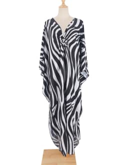 Plus Size Kaftan Dresses for Women Wave Neck Swimsuit Cover Up Caftan Dress Plus Size Oversized Long Beach Dress