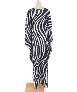 Plus Size Kaftan Dresses for Women Wave Neck Swimsuit Cover Up Caftan Dress Plus Size Oversized Long Beach Dress