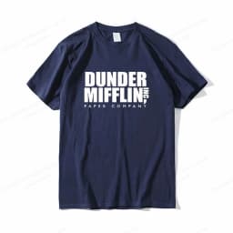 DUNDER MIFFLIN T Shirt Men Fashion T-shirts Cotton Tshirt Office Tops Tees Women Tshirt Boy Tees Summer Camisetas Letter Clothes