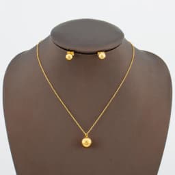 Gold Color Earrings and Necklace Jewelry Set for Women African Dubai Necklace Earrings Set for Engagement Party Accessories