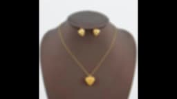 Gold Color Earrings and Necklace Jewelry Set for Women African Dubai Necklace Earrings Set for Engagement Party Accessories
